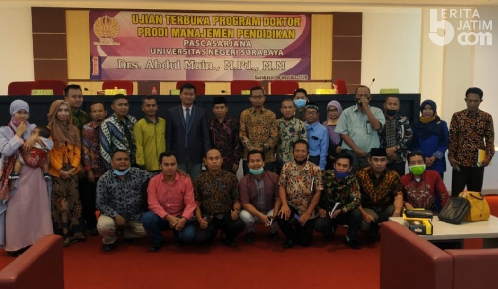Ujian Terbuka, Rektor IAI Al-Khairat Pamekasan Sandang Gelar Doktor