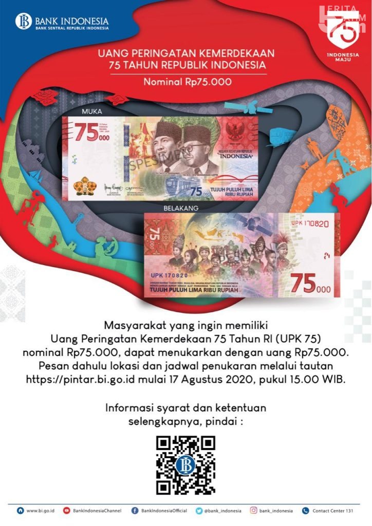 Begini Cara Dapatkan Uang Khusus HUT Ke-75 RI