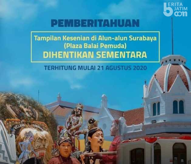 Pemkot Surabaya Batalkan Pentas Seni di Balai Pemuda
