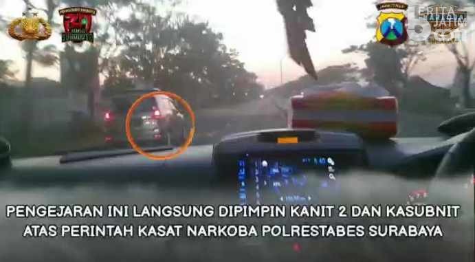 Kejar-kejaran di Pantura Lamongan, Satreskoba Polrestabes Surabaya Dapat Ini