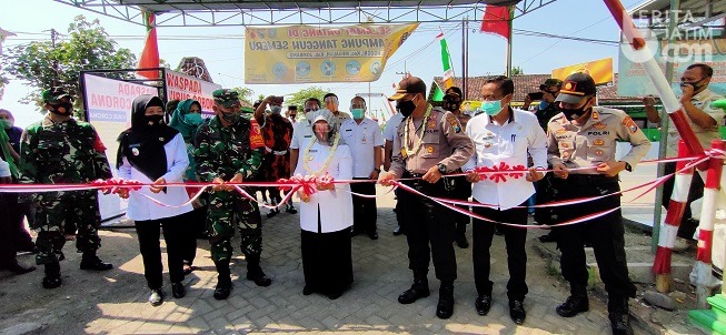 Kampung Tangguh Desa Ngogri Diresmikan Bupati Mundjidah