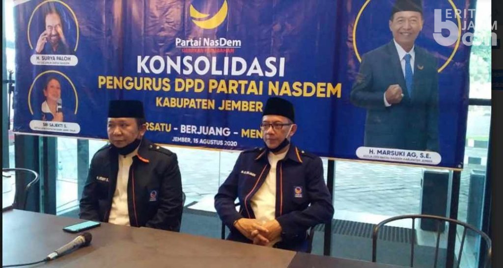 Nasdem Deklarasikan Hendy-Gus Firjaun di Gedung Bioskop Jember