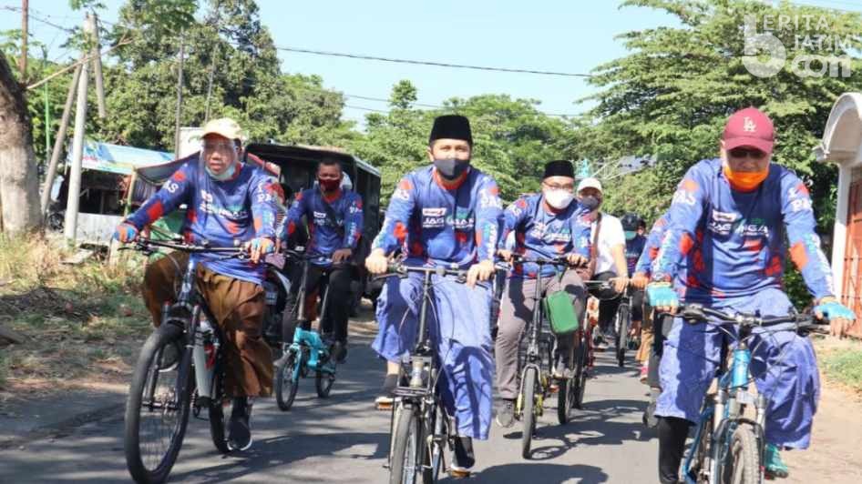 Wagub Emil Berangkatkan Gowes Santri Ala Gotri Nogosari 2020