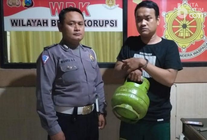 Pura-pura Beli Obat Batuk, Warga Menganti Malah Bawa Kabur Tabung Elpiji 3 Kg