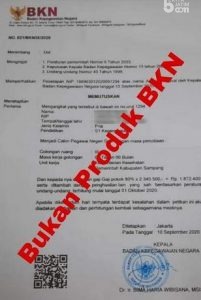 SK CPNS Palsu Beredar di Sampang