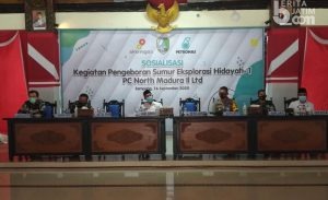 Petronas Carigali Sosialisasi Pengeboran Sumur Baru Hidayah 1 PC North Madura II Ltd