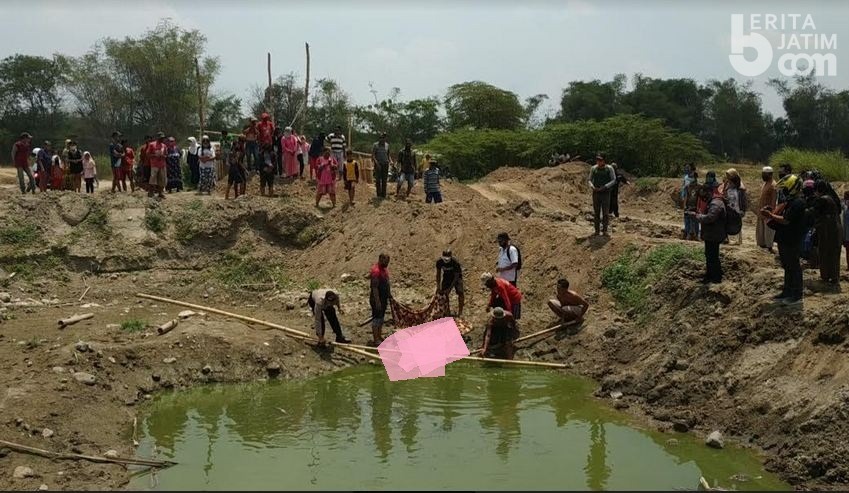 Cari Ikan Tak Kunjung Pulang, Siswi MI Mojokerto Meninggal di Kubangan Galian C