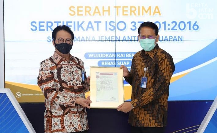 KAI Terapkan Sistem Manajemen Anti Penyuapan