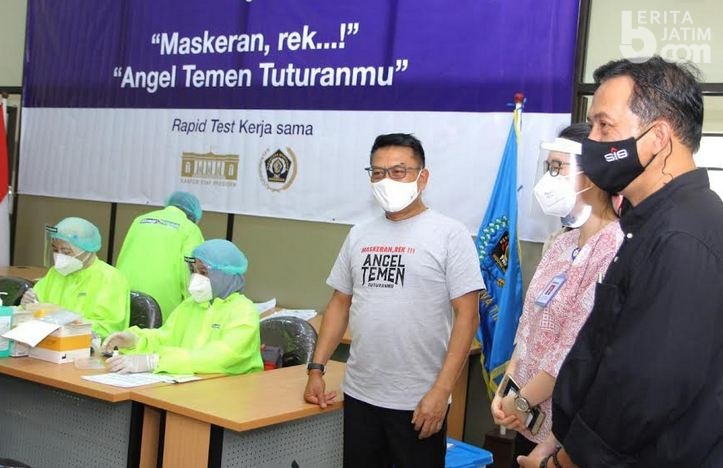 KSP Gandeng PWI Jatim Rapid Test Bagi Jurnalis di Surabaya