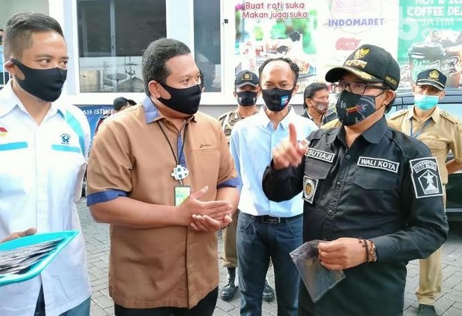 Bersama Walikota Malang, Pertamina Kampanyekan Penggunaan Masker dan Cashless Payment