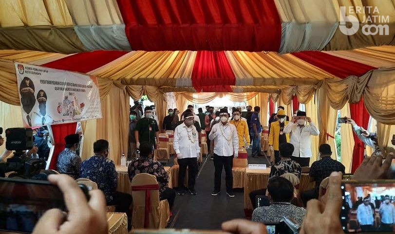 Azrul Ananda Beri Sambutan di Tengah Relawan Machfud Arifin