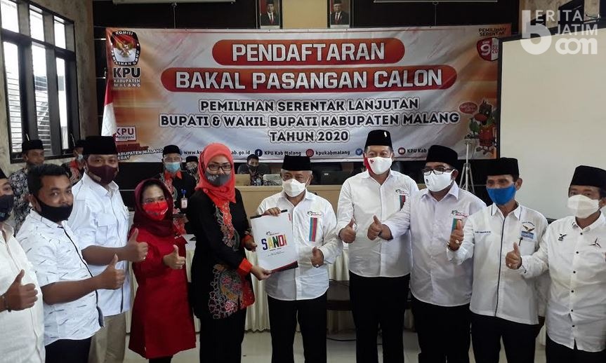 Doa 1.000 Tokoh Lintas Agama Antar SANDI Daftar Pilbup Malang 2020