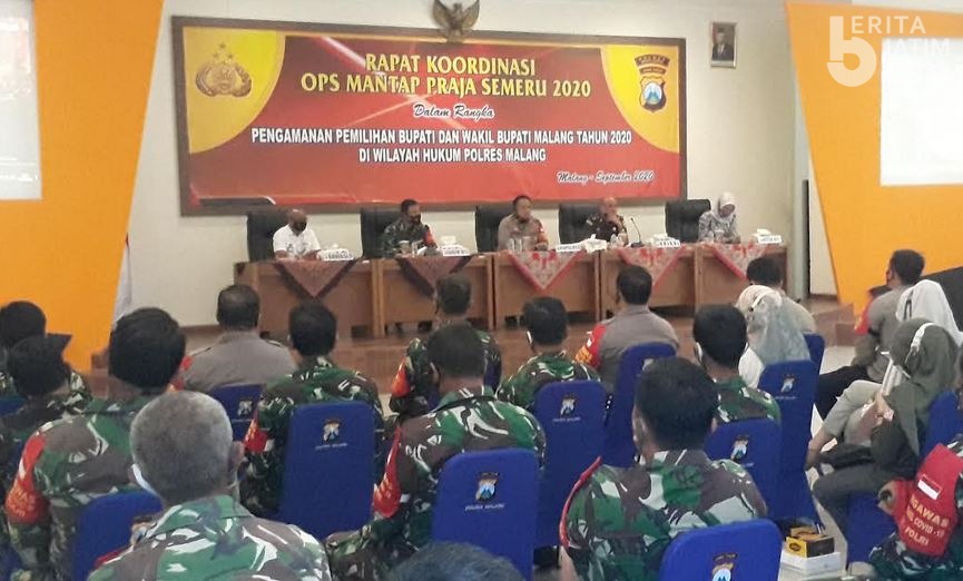 Rapat Pengamanan Pilkada 2020, Kapolres Malang Sebut Penuh Tantangan