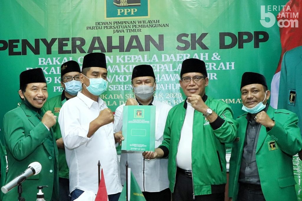 Sambangi Kantor DPW PPP Jatim, Mujiaman Terima Surat Dukungan B1.KWK