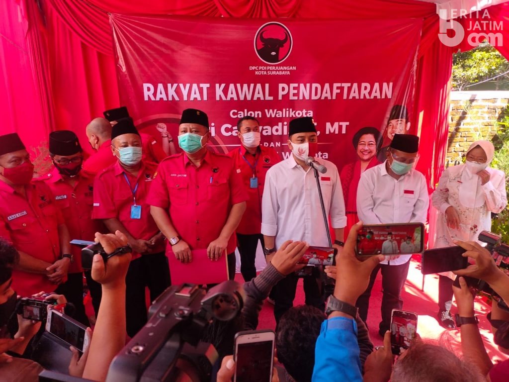Pendaftaran Eri-Armuji, Risma: Kita Berangkat Diniatkan Bukan untuk Mencari Kekuasaan