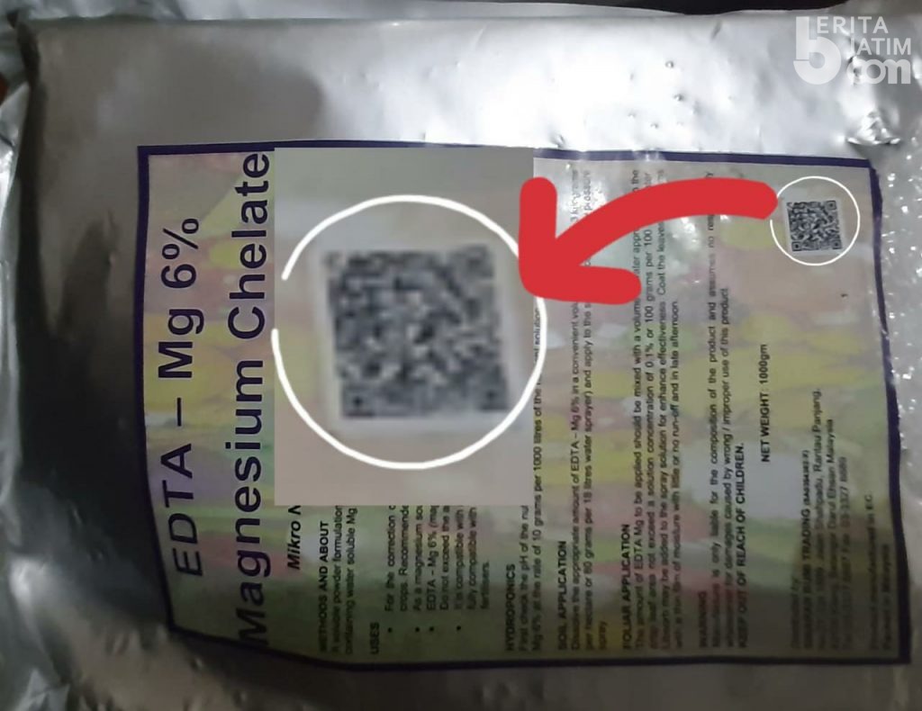 Ada Kode Khusus di Kemasan Magnesium Tanaman yang Berisi Sabu