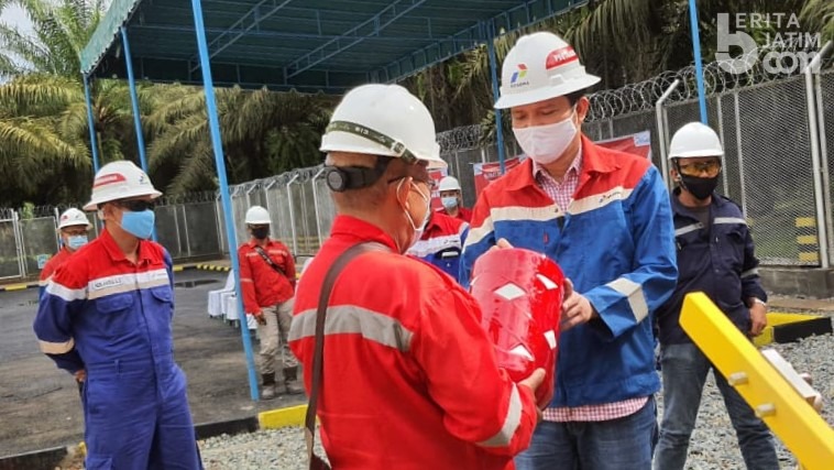 Pertagas Ujicoba Alirkan Gas Perdana ke Kuala Tanjung