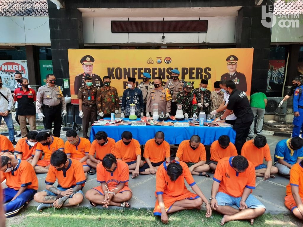 54 Budak Narkoba Dibekuk, 4 Diantaranya Pelajar