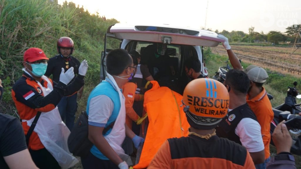 Diduga Hindari Kejaran Petugas, DPO Warga Sidoarjo Tewas di Sungai Porong