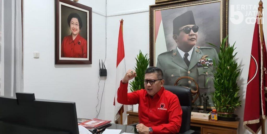 Hasto: Meski Dikepung di Surabaya, Jangan Menyerah