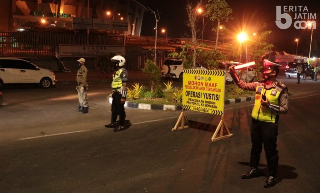 Puluhan Orang di Gresik Terjaring Operasi Yustisi