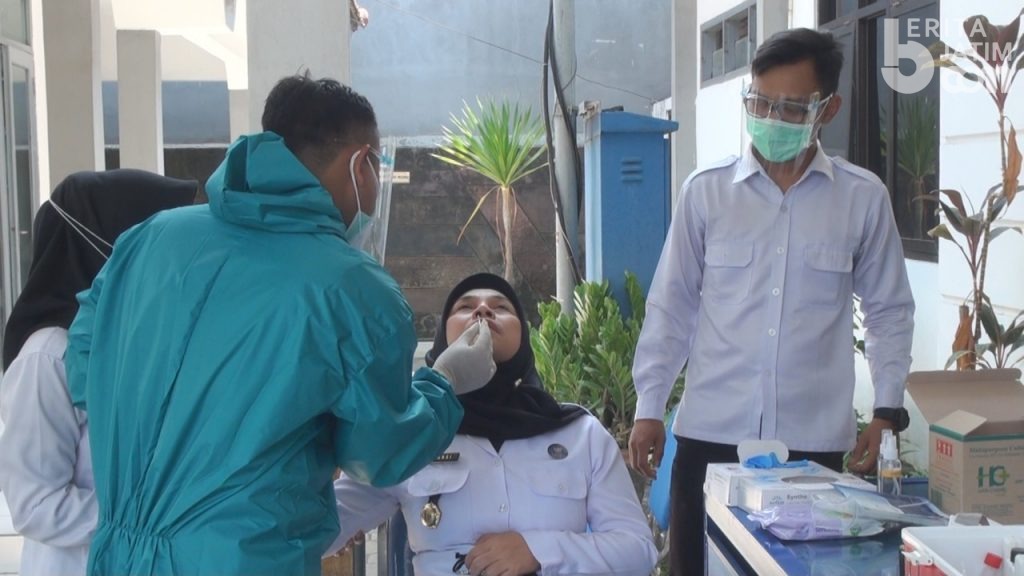 Staf dan Tahanan Positif Covid-19, BNNK Mojokerto Lakukan Uji Swab