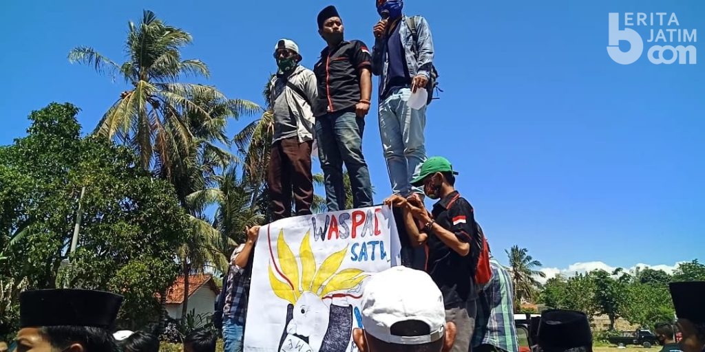 Tuding Coklit Data Pemilih Pilbup Amburadul, ‘Kompak’ Demo KPU Sumenep