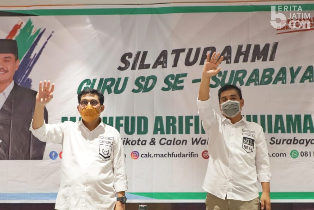 Pilwali 2020, Tuai Dukungan Guru SD se-Surabaya, MA-Muji: Kita Sejahterakan!
