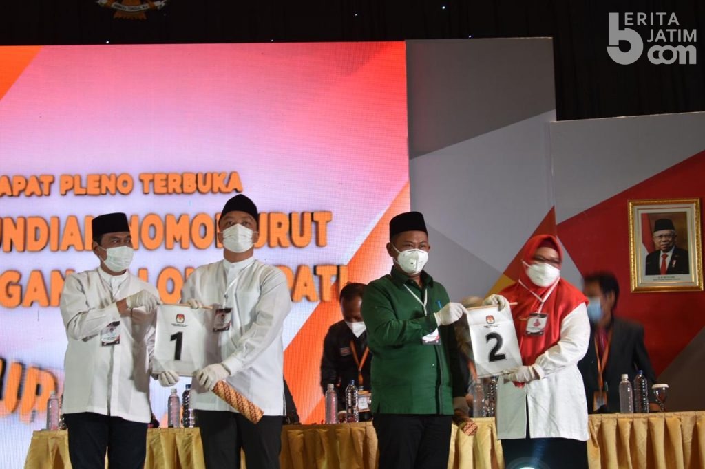 Pilkada Gresik, Paslon QA Nomor 1 dan Paslon NIAT Nomor 2