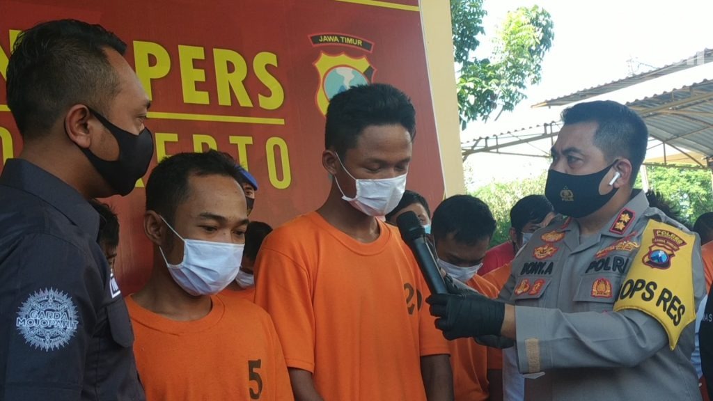 31 Tersangka Diamankan Polres Mojokerto dalam Operasi Tumpas Semeru 2020