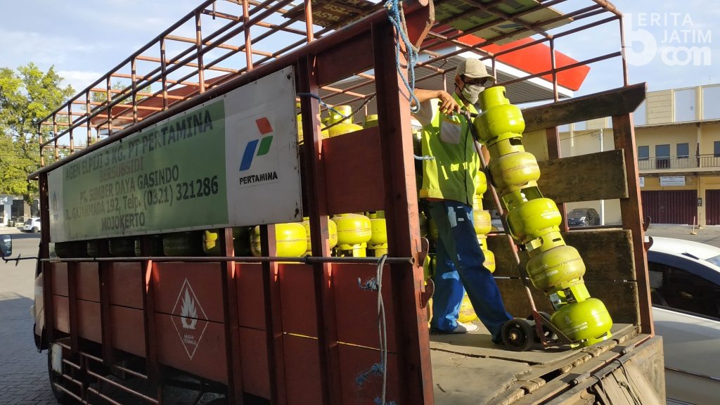 Pandemi Covid-19, Ketersediaan Gas LPG 3 Kg di Mojokerto Aman