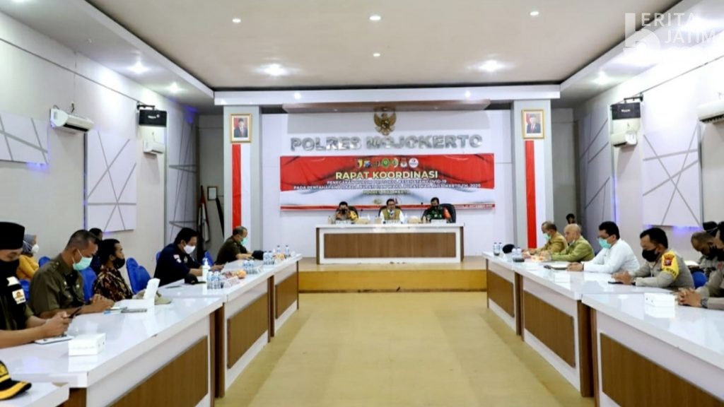 Bupati Mojokerto Ajak Forkopimda Perketat Aturan Penegakan Disiplin Protokol Kesehatan