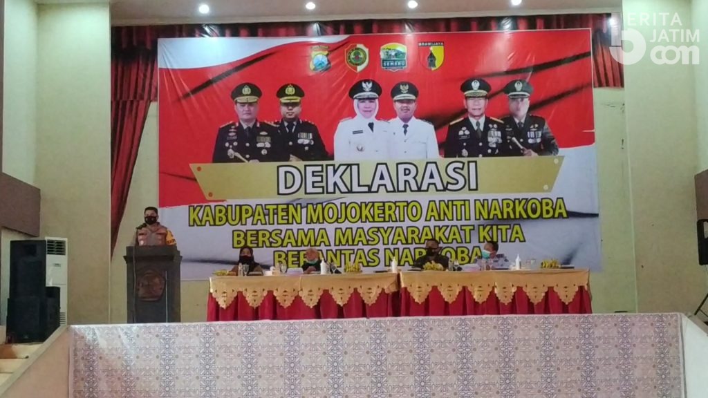Deklarasi Anti Narkoba, Polres Mojokerto Ultimatum Para Pengedar
