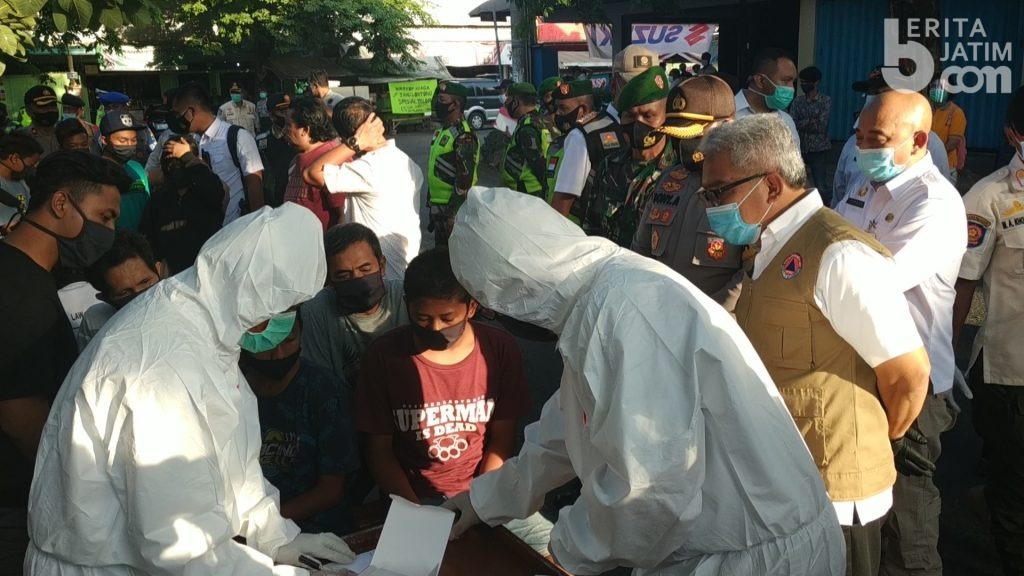 Terjaring Operasi Yustisi, 3 Warga di Mojokerto Reaktif