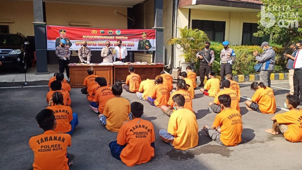 Peredaran Narkoba di Kediri Tinggi, 29 Tersangka Digulung Polisi