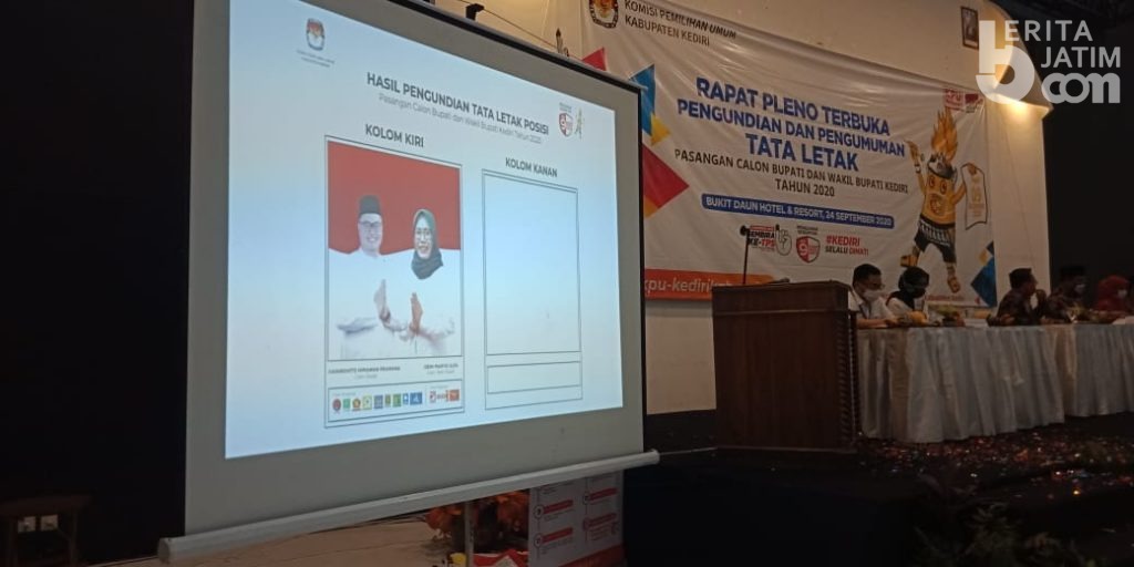 Undian Tata Letak, Hanindhito Pramono Dapat Kolom Kiri