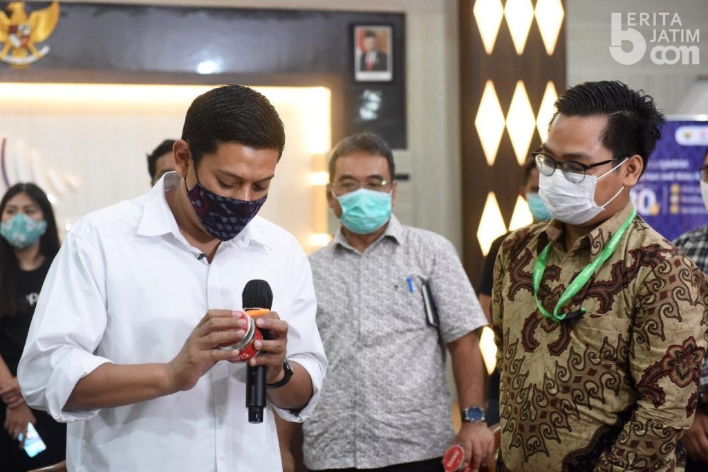 Wali Kota Kediri Semangati Pelaku UMKM yang Terlibat MallUMKM Kediri Sale 2020