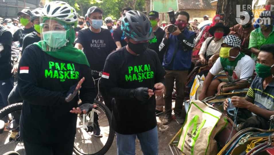 Khofifah Ajak Masyarakat Bermasker di Lumajang