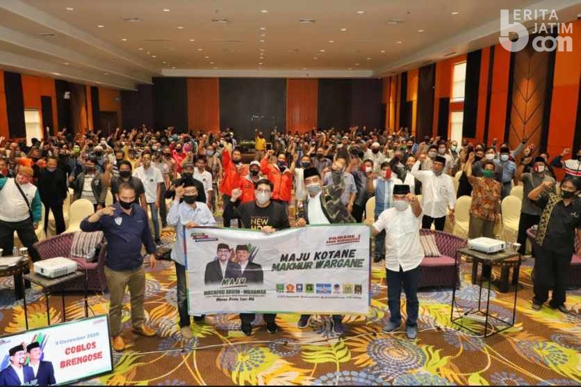 Komunitas Nahdliyin Dukung Machfud Arifin-Mujiaman