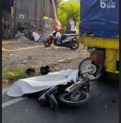 Tabrak Bak Truk, Lansia Asal Morowudi Cerme Meninggal