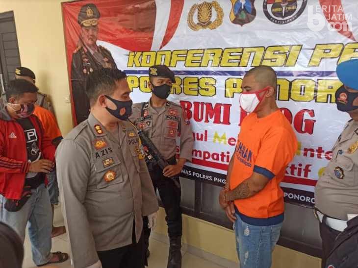 Komplotan Spesialis Pecah Kaca Mobil di Ponorogo Tertangkap