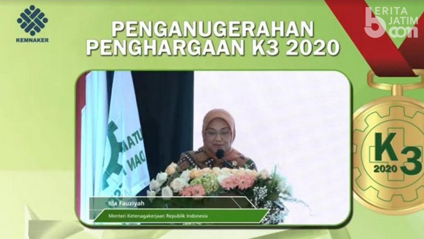 PGN Raih Penghargaan K3 2020 dari Kementerian Ketenagakerjaan RI