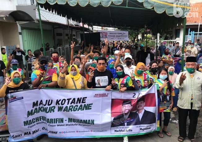 RT-RW Surabaya Lomba Dulang Suara, Ajak Warga Coblos Nomor 2 di Pilwali