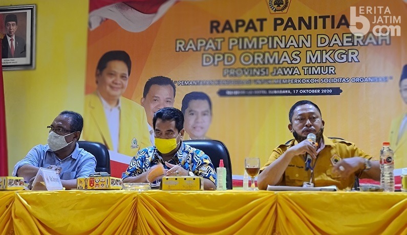 Ormas MKGR Jatim Solidkan Barisan Dukung Adies Kadir di Mubes