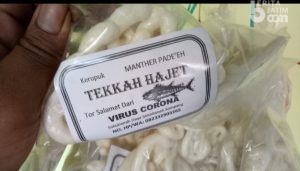 Beli Krupuk Rp 1000 Gratis Doa Terhindar dari Virus Corona