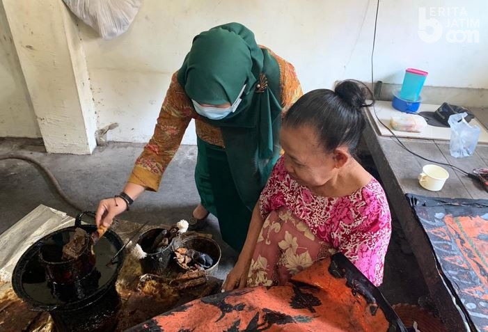 Sambangi Kampoeng Batik Jetis, UMKM Jadi Prioritas Pasangan Kelana-Dwi Astutik