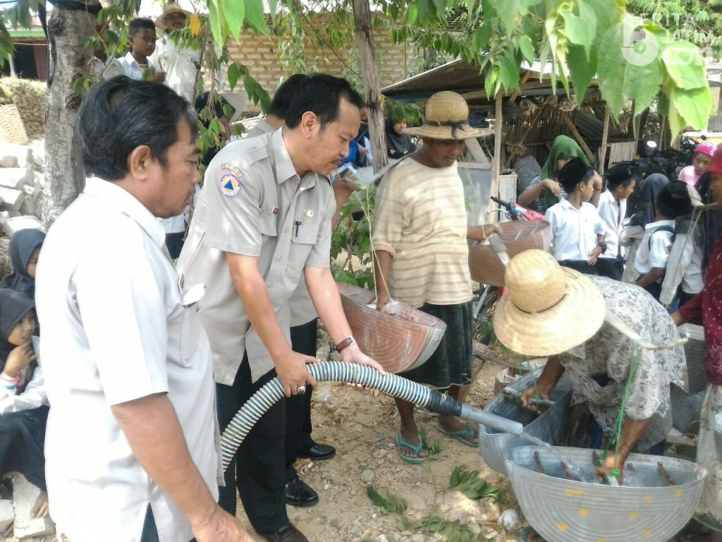 Mulai Turun Hujan, BPBD Sumenep Tetap Droping Air Bersih