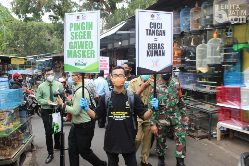 Kota Malang Kembali Zona Oranye, Peran Masyarakat Penting dalam Kampanye 3M