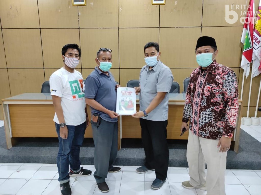 Paslon NIAT dan QA Serahkan Desain APK ke KPU