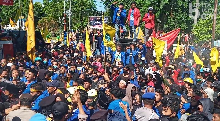 Lagi, Mahasiswa Sumenep Turun Jalan, Tolak UU Cipta Kerja
